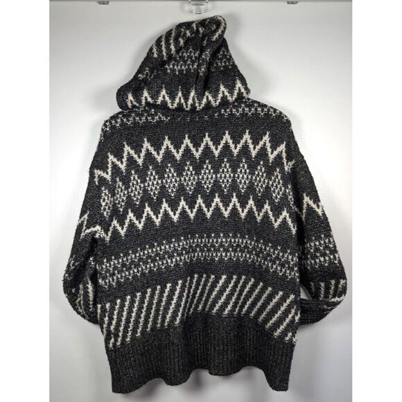 Y2K Victoria's Secret Sweater Small Fair Isle Nordic Chunky Wool Fisherman Boho - Picture 2 of 11
